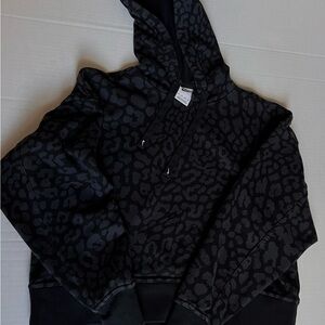 Nike Black Leopard Print Hoodie